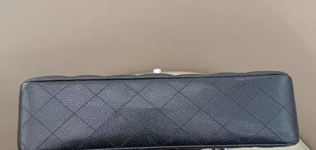 極美品ブラック レザー キルティング バッグほぼ未使用