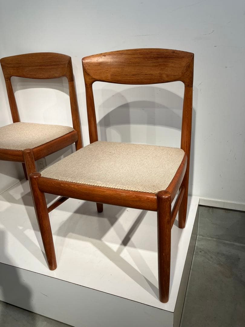 北欧、ヴィンテージチェア2脚セット、アクタス、北欧デザイン、レトロ、ウェグナー