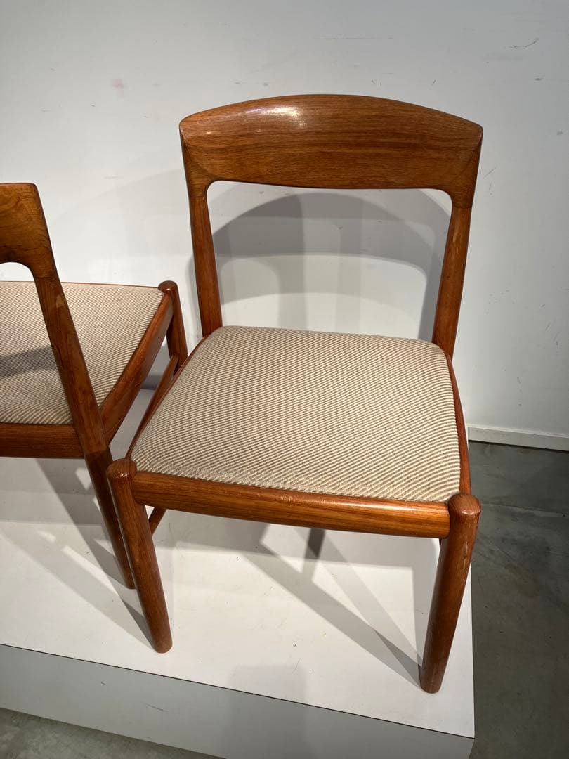 北欧、ヴィンテージチェア2脚セット、アクタス、北欧デザイン、レトロ、ウェグナー