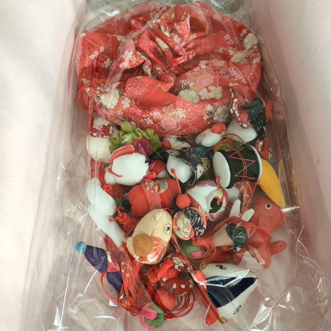 ひな祭り 吊るし飾り吊るし雛(みやび) 赤　高さ(80cm)　　　未使用品