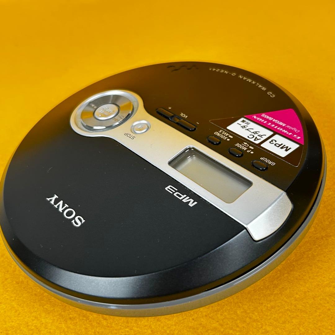 《動作品》SONY D-NE241 CDウォークマン ポータブルCDプレイヤー