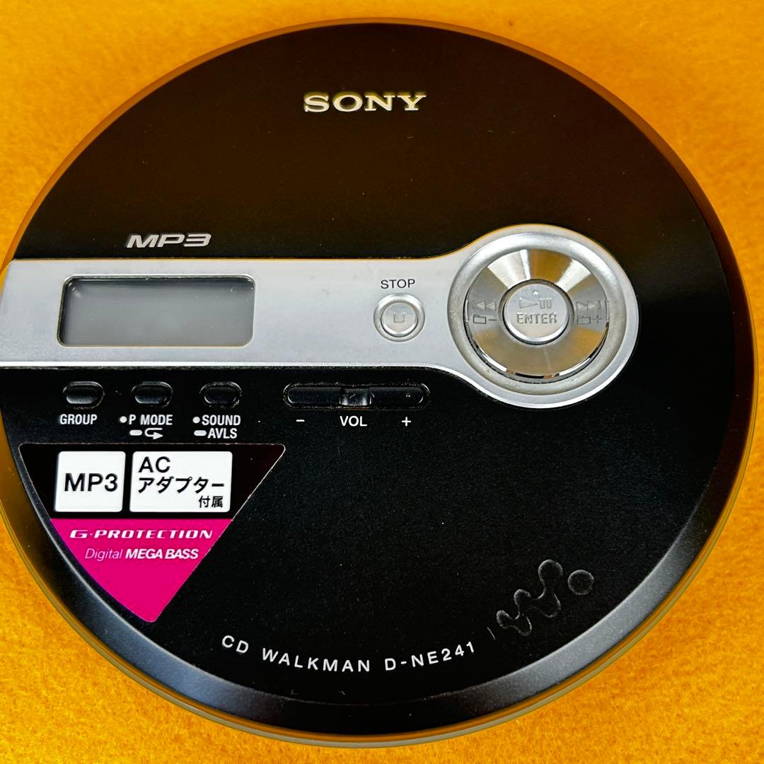《動作品》SONY D-NE241 CDウォークマン ポータブルCDプレイヤー