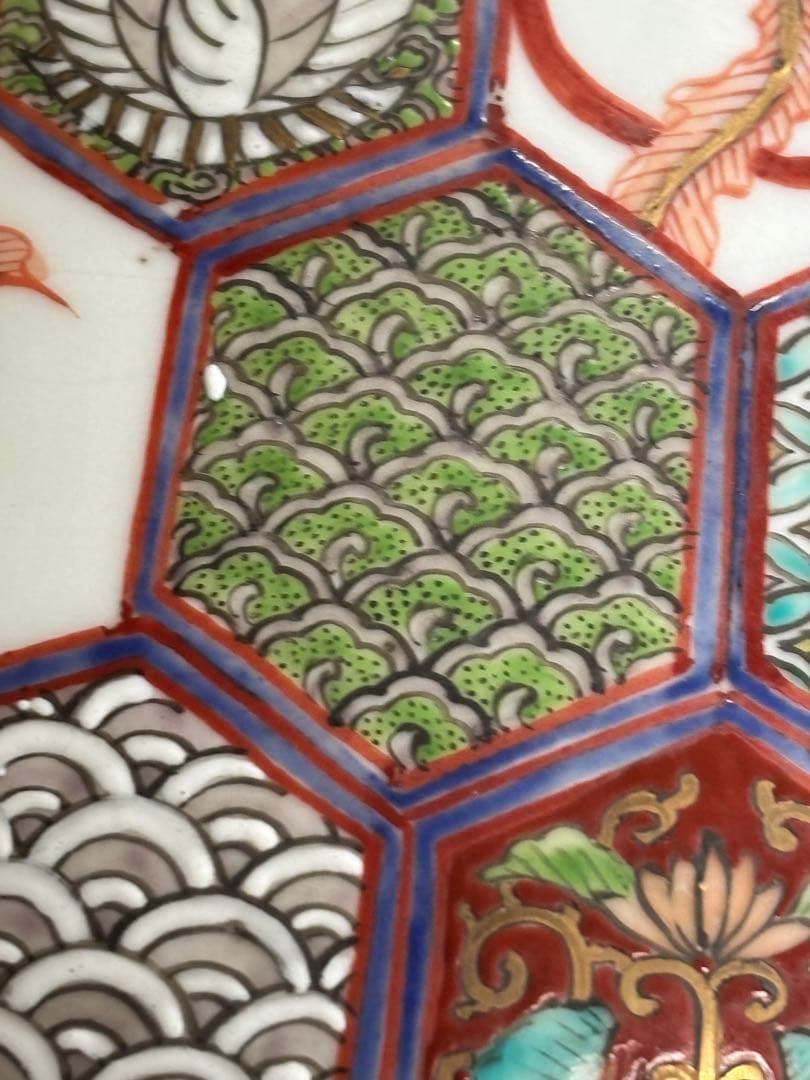 江戸期柿右衛門様式色絵鳳凰龍桐花散吉祥文大瓶　検　輸出　注門品