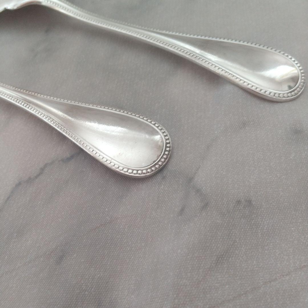 ★未使用★Christofle クリストフル パール ソーススプーン 2本