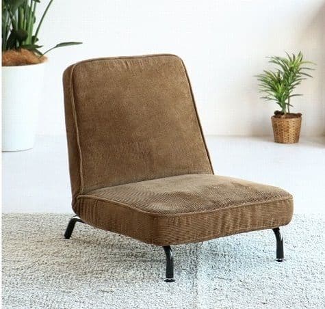 未使用品 ICHIBA/市場 1人掛けソファ「SF-3489BR」 ブ