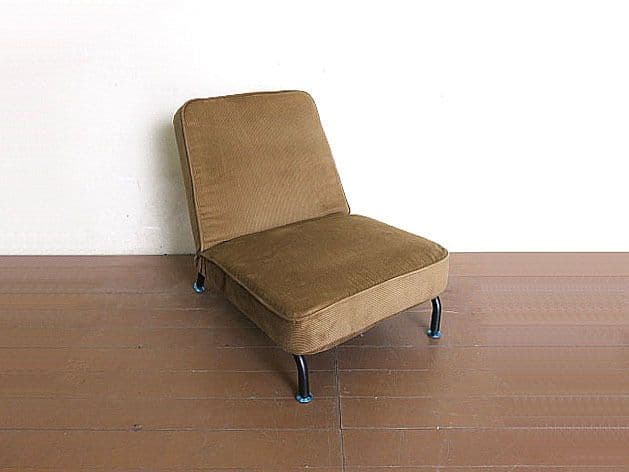 未使用品 ICHIBA/市場 1人掛けソファ「SF-3489BR」 ブ