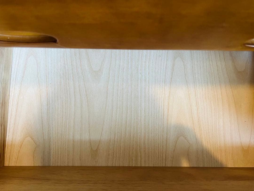 【匿名配送】カントリー調　木製ブラウンチェスト 6引き出し　かわいくて、シンプル