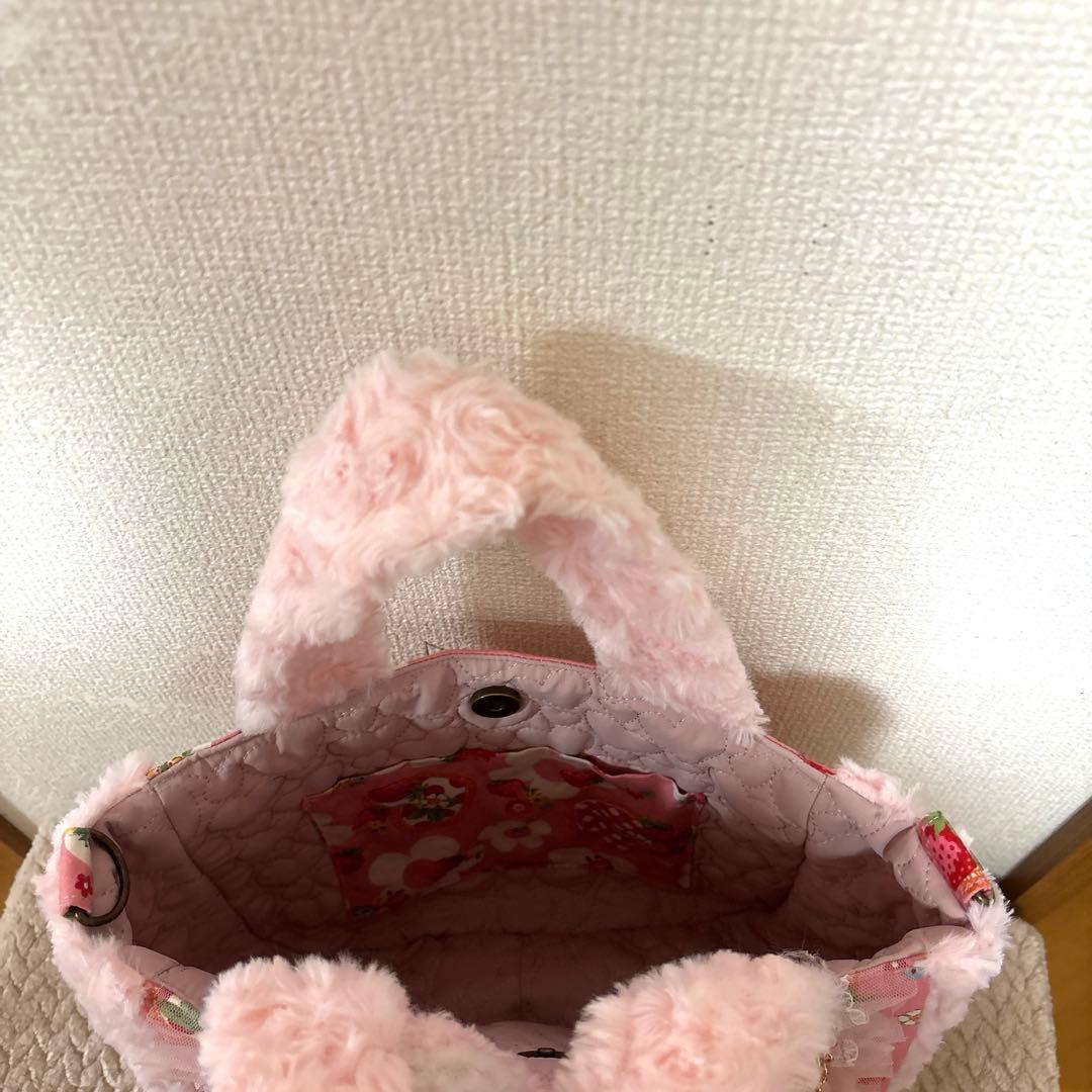 ゆ*ら様 コヤンイサムチョン　ふわモコ　うさぎルミちゃんラウンドトート