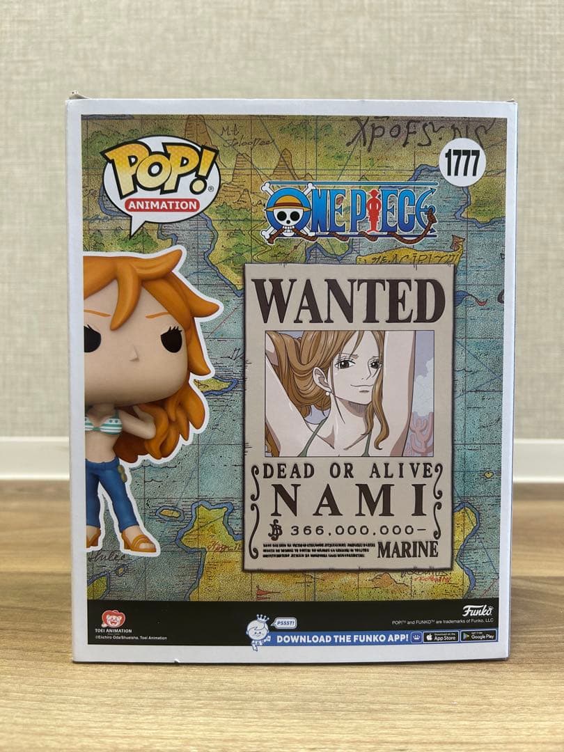 「レア限定」FUNKO POP! ワンピース　ナミ　懸賞金　手配書限定版