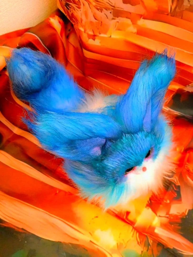 キツネ ハンドメイドぬいぐるみArtDollアートドールfox猫狐ケモノ幻獣人形