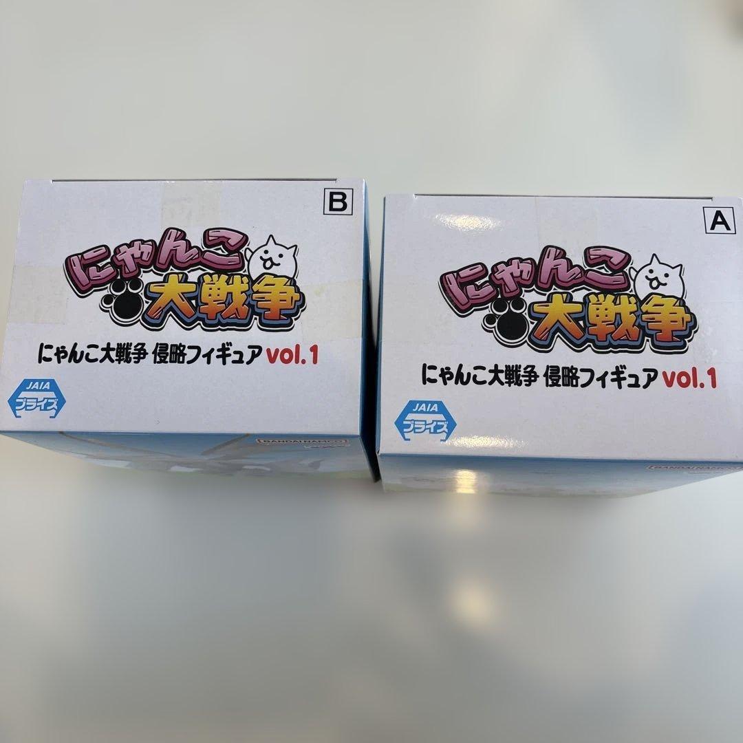 にゃんこ大戦争　侵略フィギュア vol.1 ネコムート　ネコ&タンクネコ
