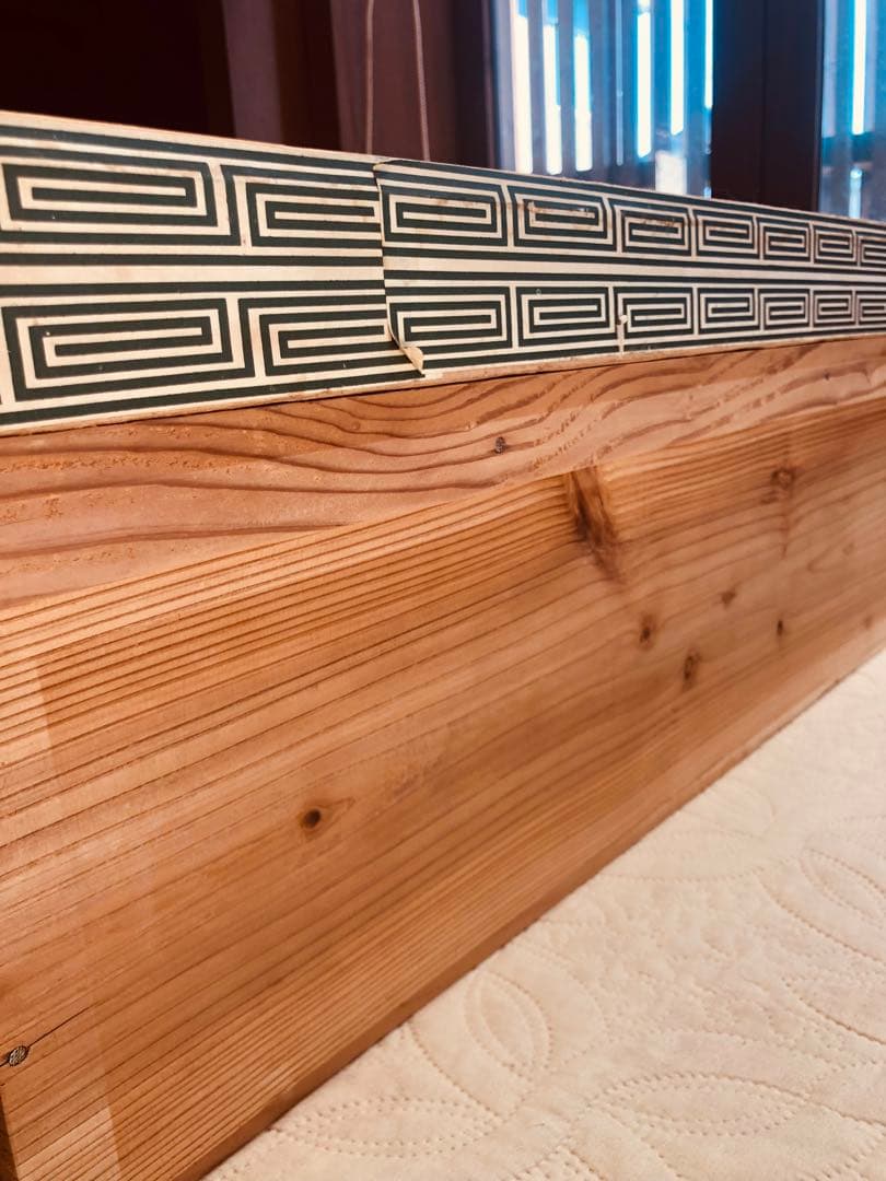 木箱(中) 収納 古道具 茶箱 ねこベッド