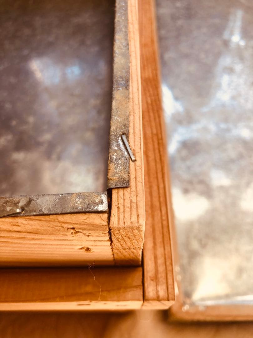 木箱(中) 収納 古道具 茶箱 ねこベッド