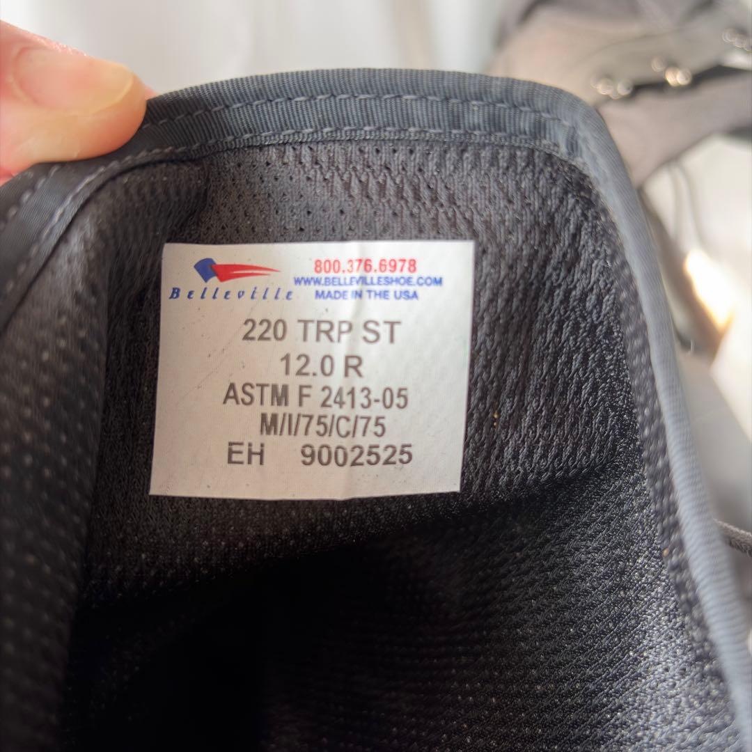 Belleville Vibram sol Steel Toe 米軍放出品 新品