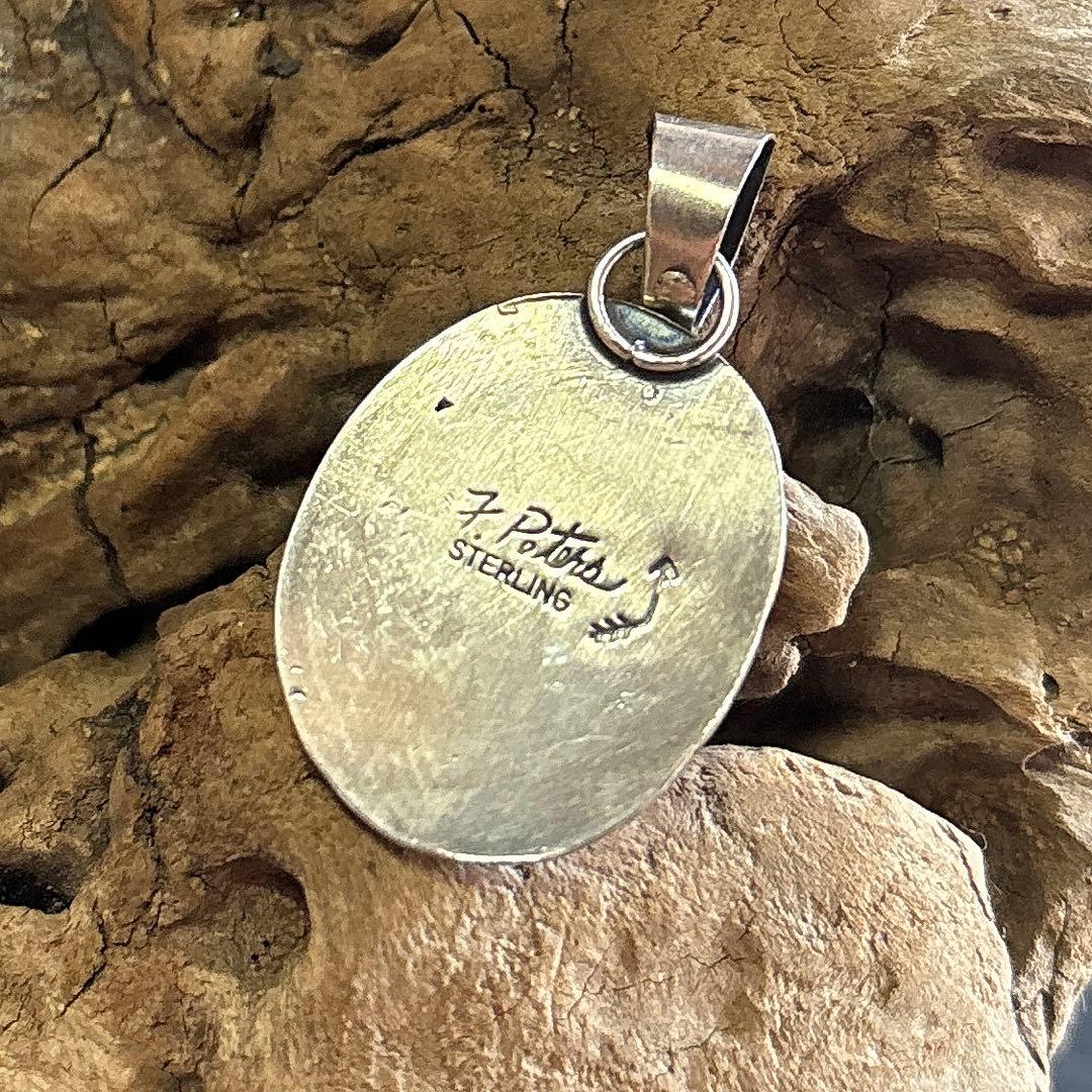 navajo インカローズ　ペンダント　ナバホ　インディアンジュエリー