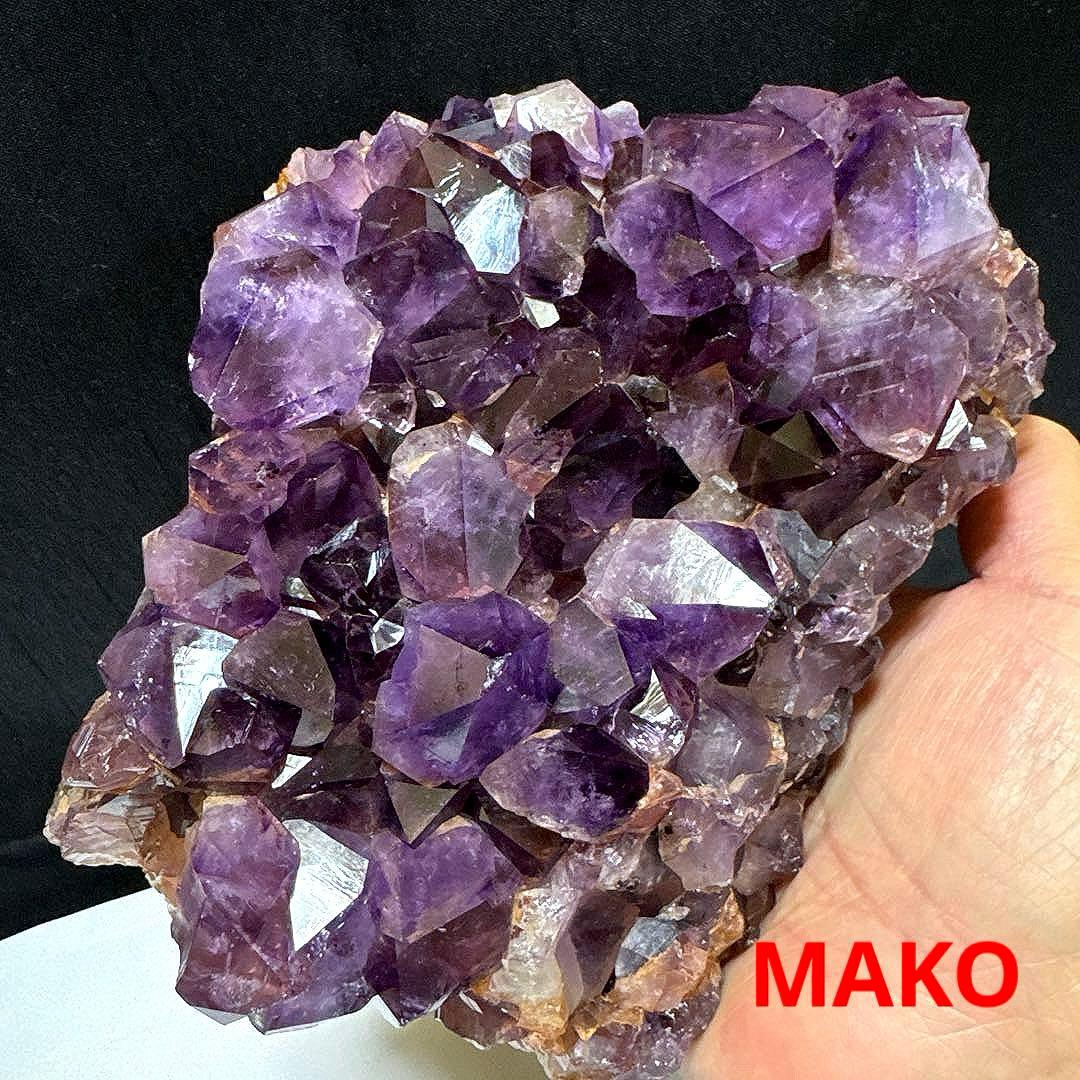 M1889☆アメジストクラスター1.5Kg☆ブラジル産☆天然石☆N60106-B