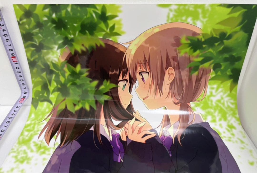 【激レア】　なもり　非売品ポスター　複製サイン入り　特典限定品　百合　美品　希少