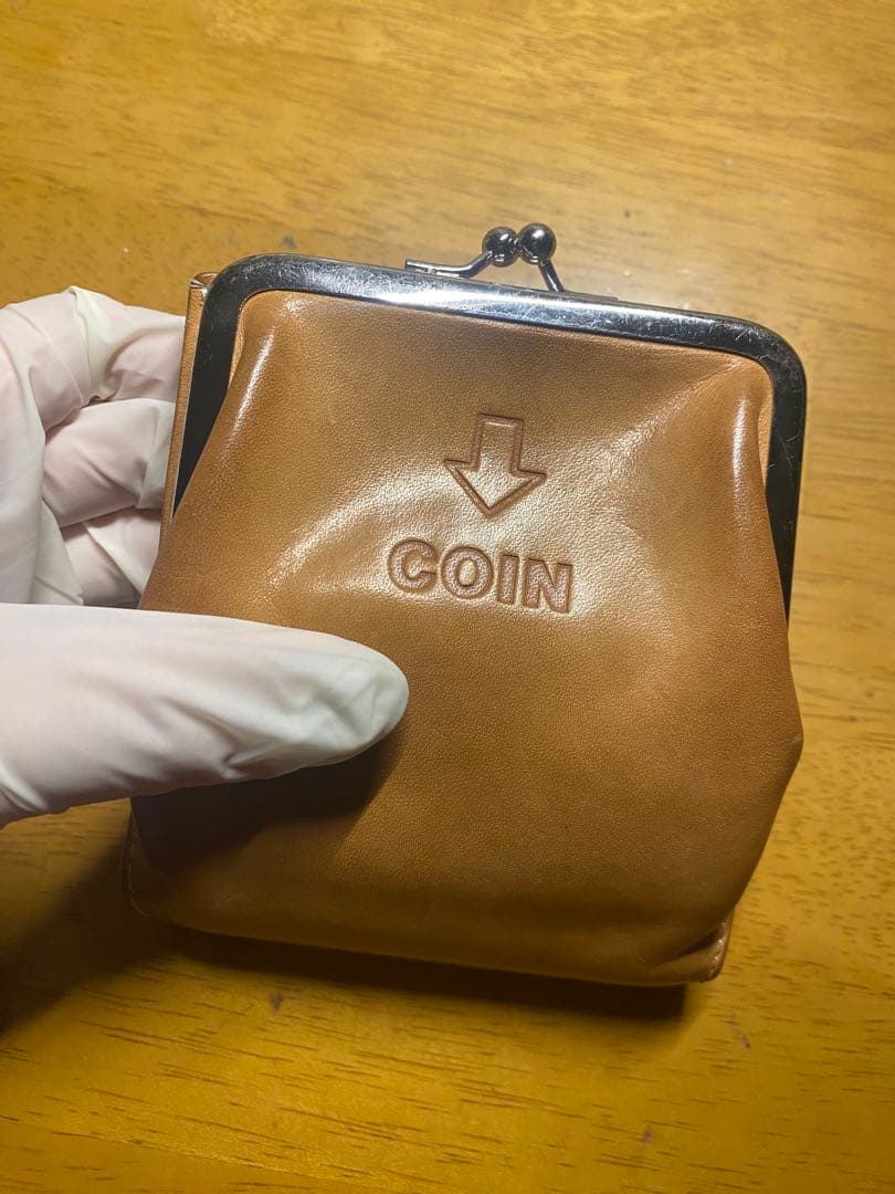JOLI ALL LEATHERITEMS 二つ折り財布 ナチュラル　ベージュ