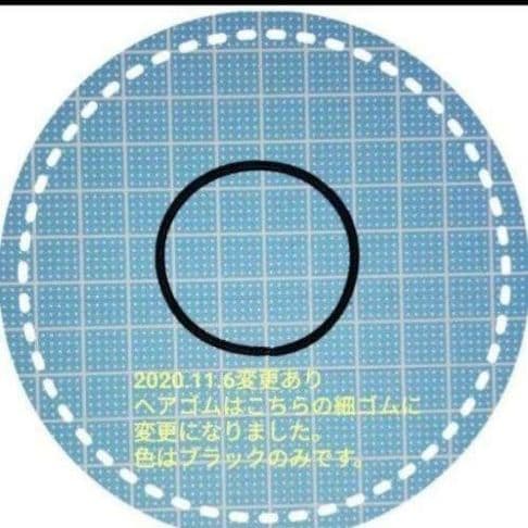 再販3【ブラック×グレージュ】ナチュラルリボン♡ヘアゴム