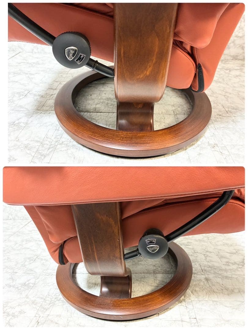 【美品】EKORNES RENO(S) ストレスレスチェア オットマン付き