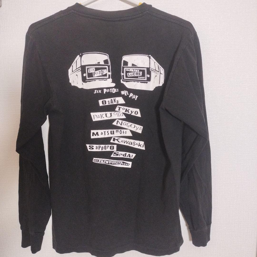 セックスピストルズ長袖ビンテージTシャツ Filthy Lucreジャパンツアー