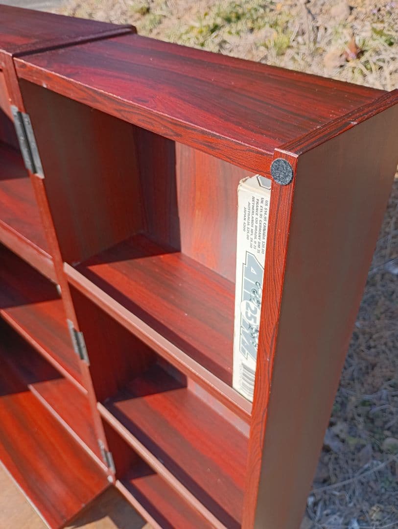 非売品　ヴィンテージ　収納ラック　棚　FUJI VHS ビデオテープ　１００本