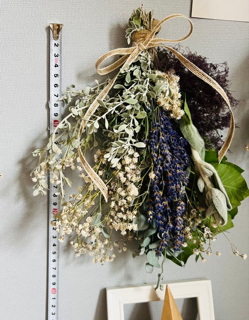 香る♪ラベンダー⋆︎*レッドスモークツリーのナチュラルスワッグ⑅︎２