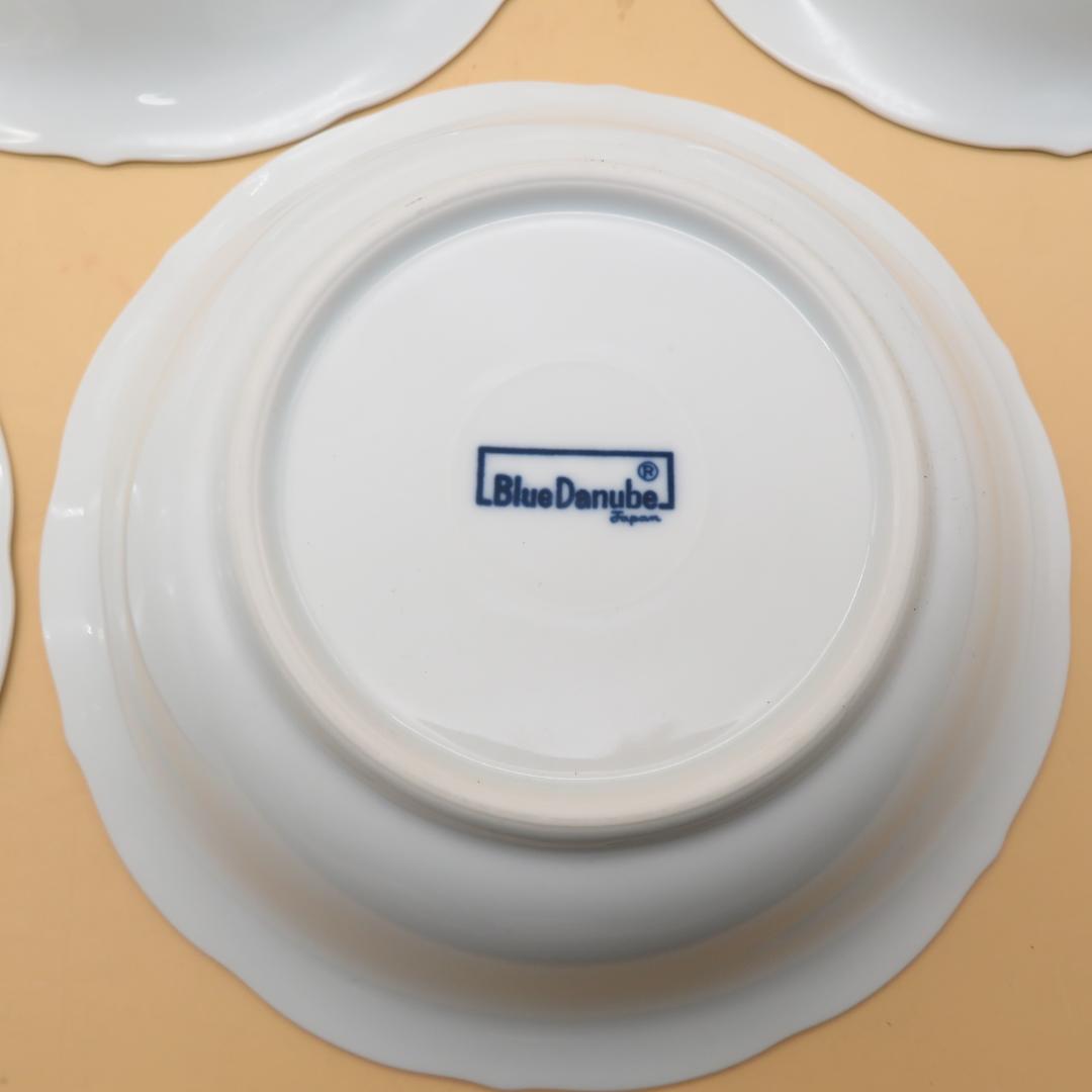 美品　ブルーダニューブ Blue　中皿　７枚