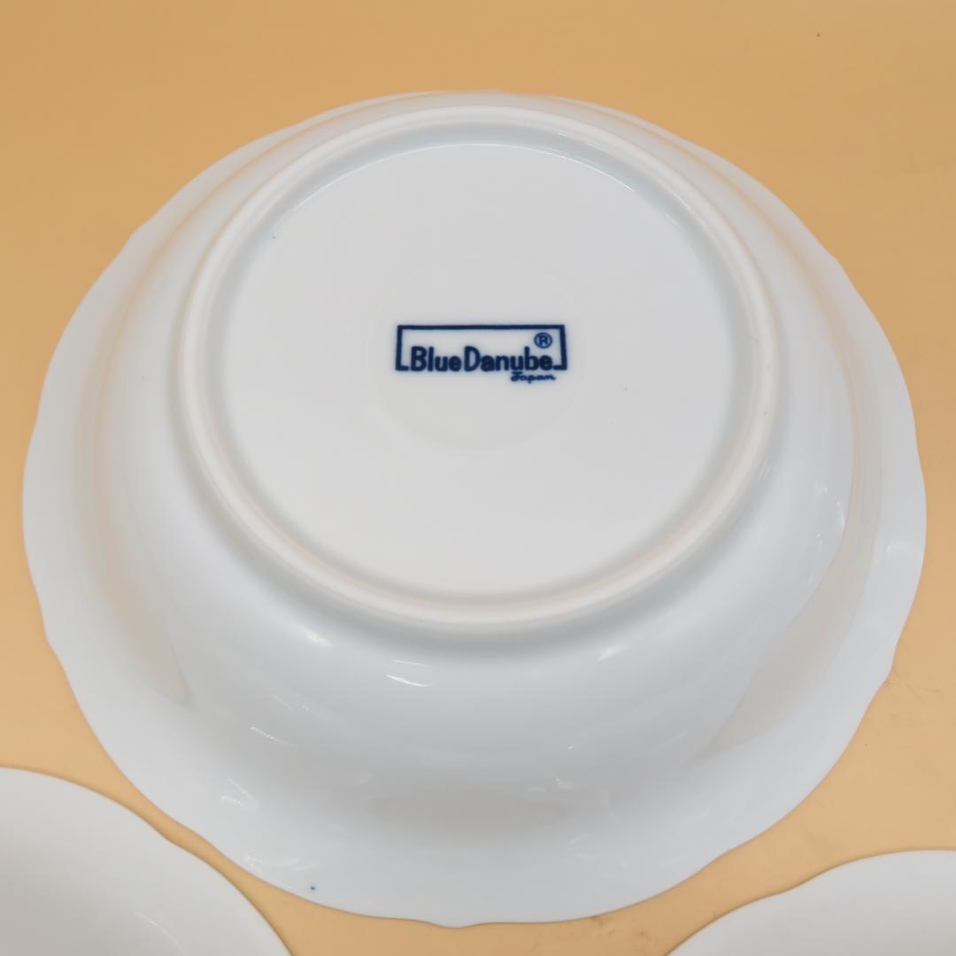 美品　ブルーダニューブ Blue　中皿　７枚