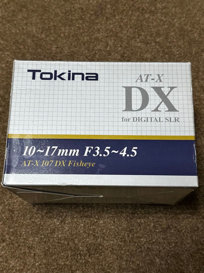 【新品未使用】 Tokina 魚眼ズームレンズ AT-X 107 DX