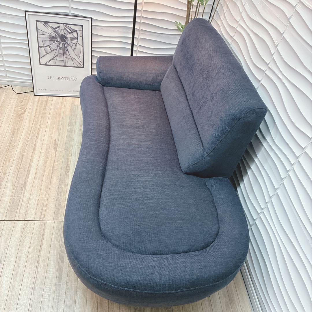 ◇大阪府 神戸市 配達料無料！◇ソファ◇2人掛け◇カウチソファ◇布張り脚付き◇