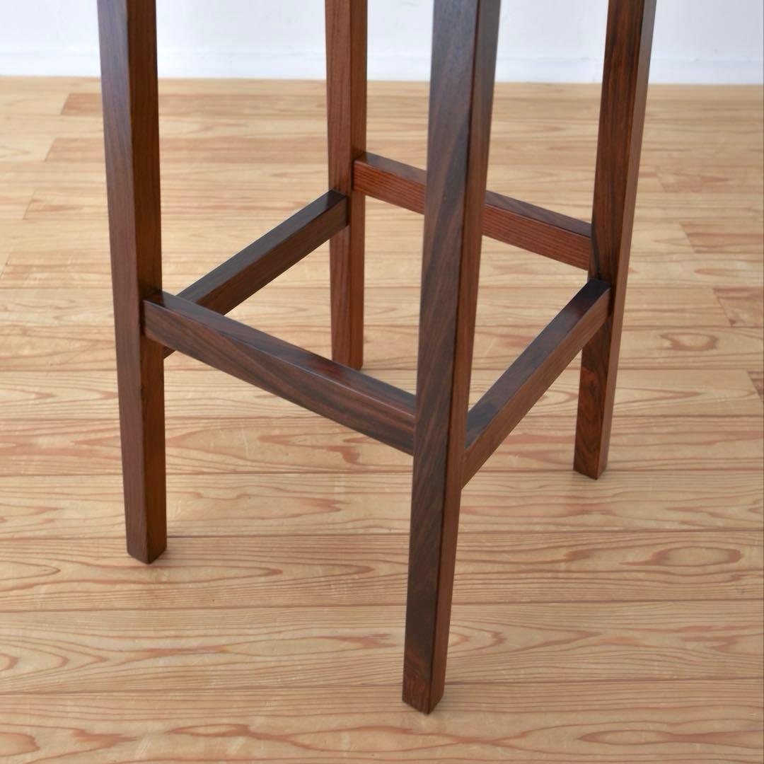 デンマーク　ハイスツール　2脚setカウンターチェア　ローズウッド　バースツール