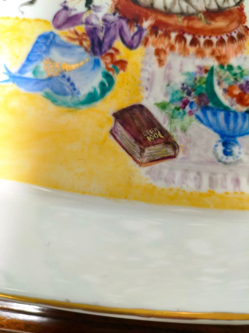 マイセンの千夜一夜模写プレート