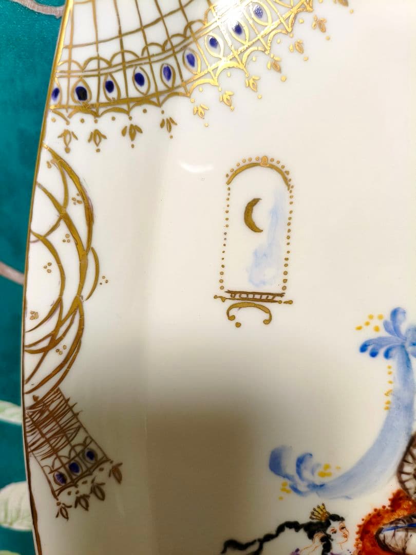 マイセンの千夜一夜模写プレート