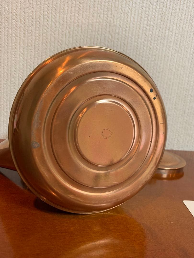 レトロ　銅製のやかん　ケトル　新品・未使用