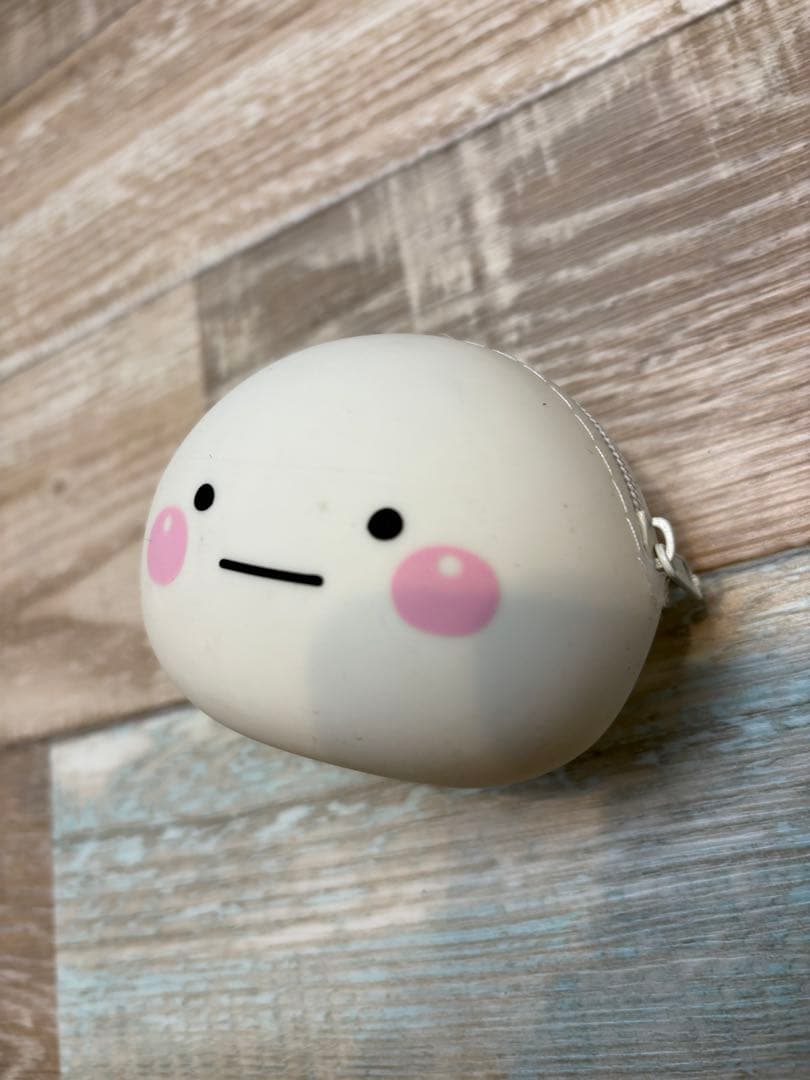 レア　しろまる SHIROMORU ポーチ　シリコン製　LINEスタンプ