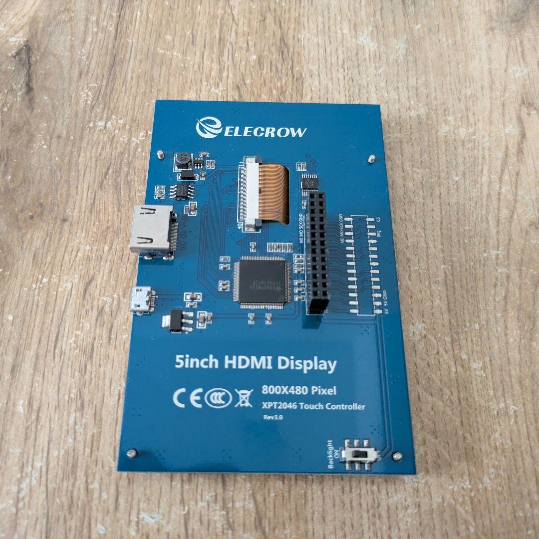 Raspberry Pi 4 Model B + 5インチHDMIディスプレイ