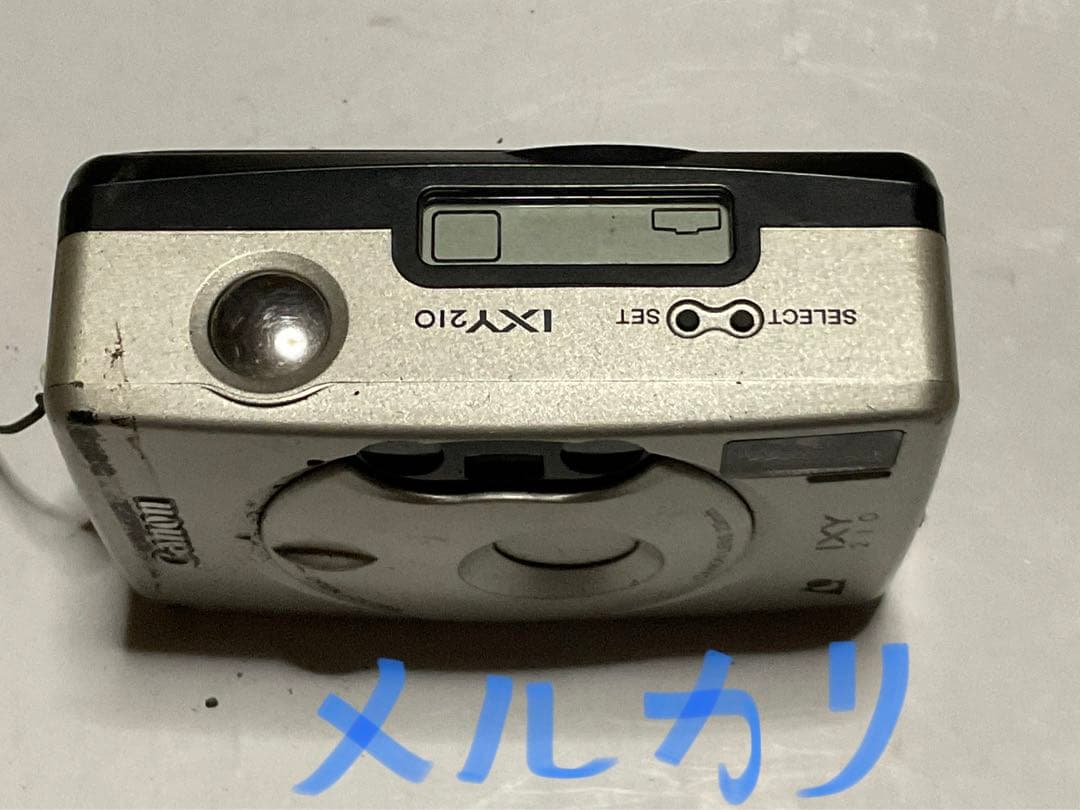 キヤノン・IXY210。電池／CR2【作動不確認　現状品　外部　多少の傷あり】。