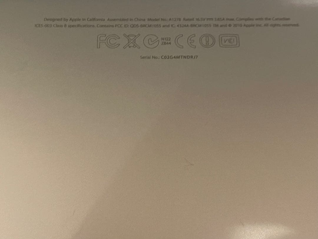 MacBook Pro 13inch,2011本体