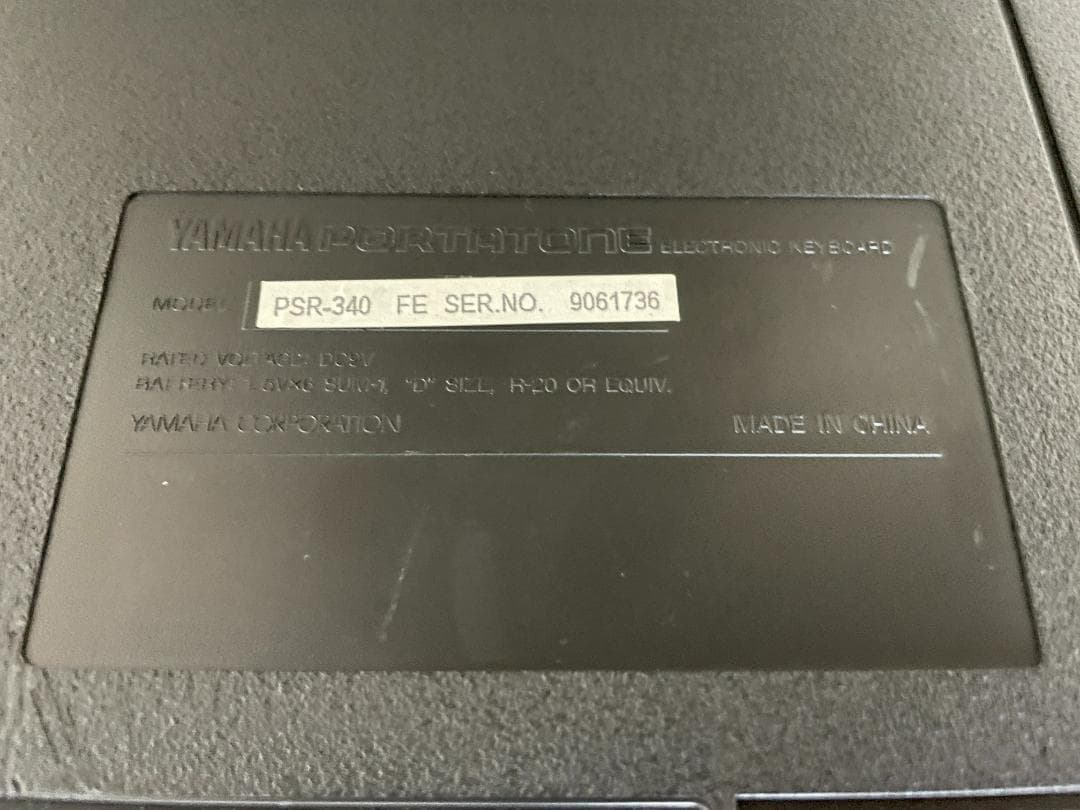 Yamaha ヤマハ PSR-340 電子キーボード シンセサイザー