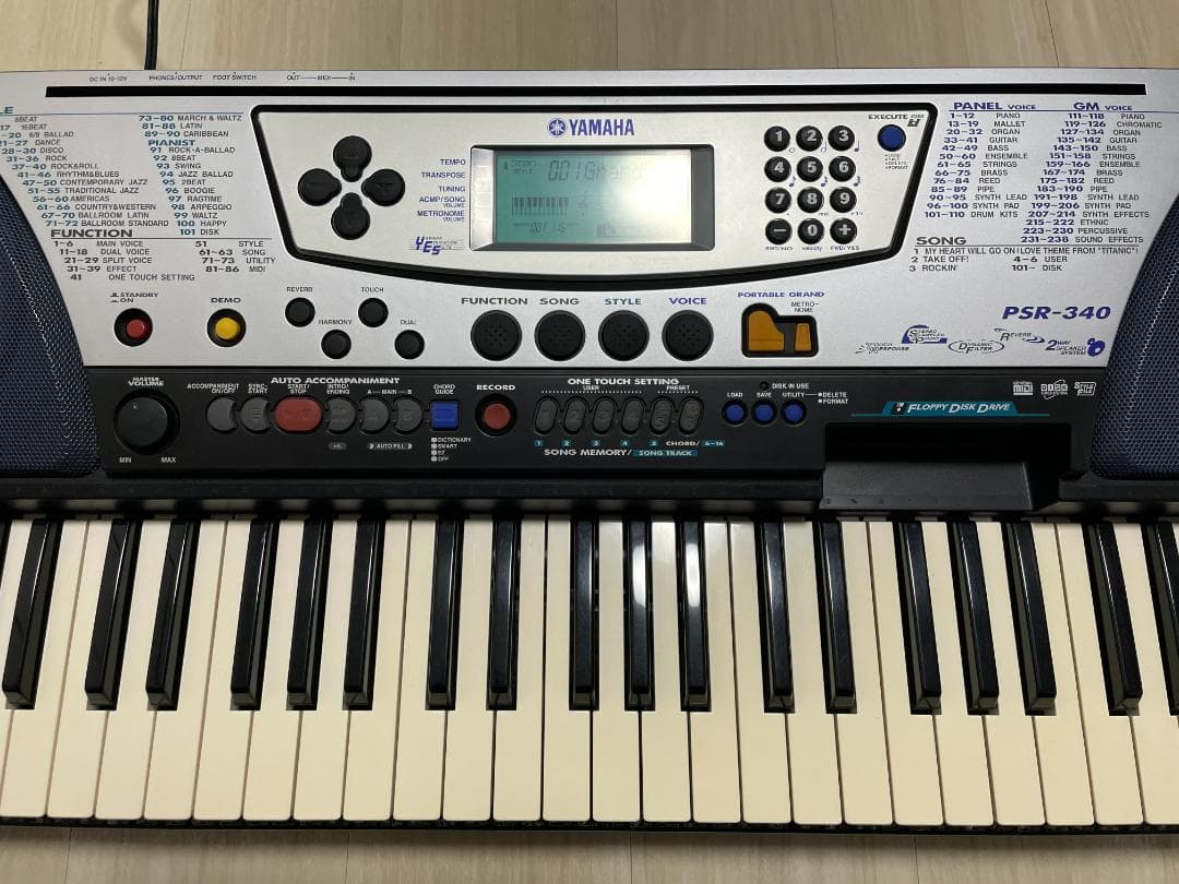 Yamaha ヤマハ PSR-340 電子キーボード シンセサイザー