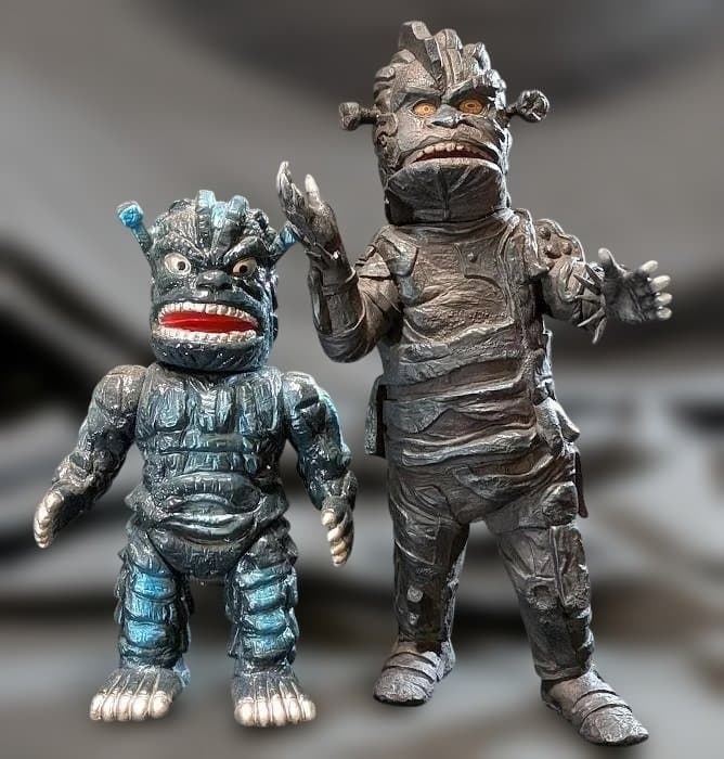 ダストマン「スペクトルマン」登場怪獣（マーミット）ソフビ ヘッダー・外袋付