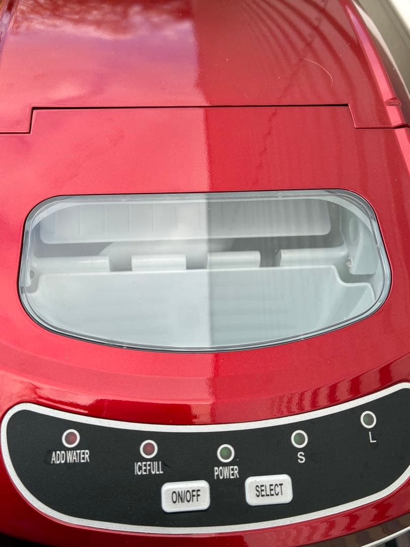 美品　ベルソス 高速製氷機 VS-ICE02 レッド