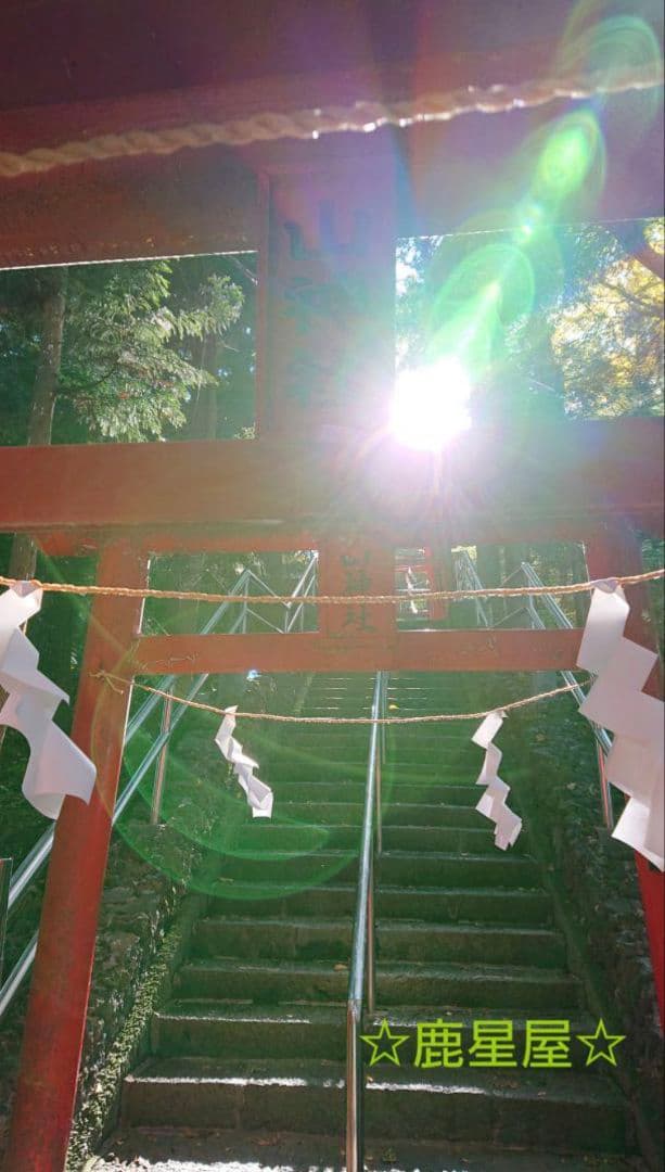 新屋山神社☆本水晶ブレスレッド御守り(大サイズ１体)