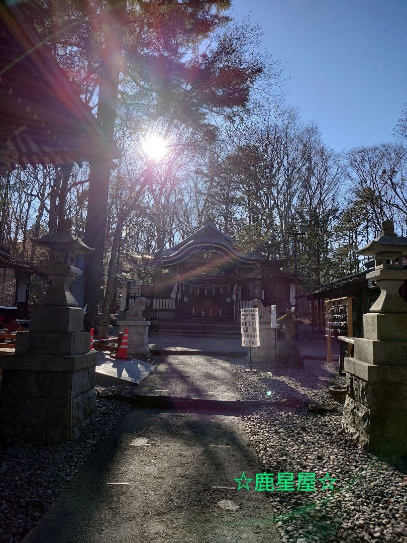新屋山神社☆本水晶ブレスレッド御守り(大サイズ１体)