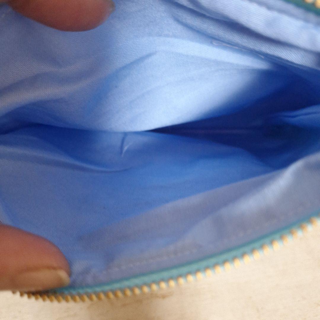 可愛いパネル生地　ハンドメイド　ミニバック　フラットポーチ