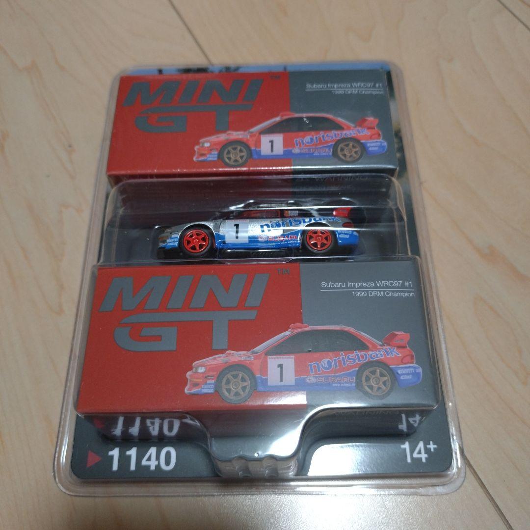 MINI GT Impreza WRC97 チェイス 通常版セット