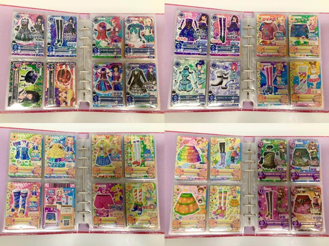 アイカツ4ポケットバインダー+アイカツカード100枚以上まとめ売り