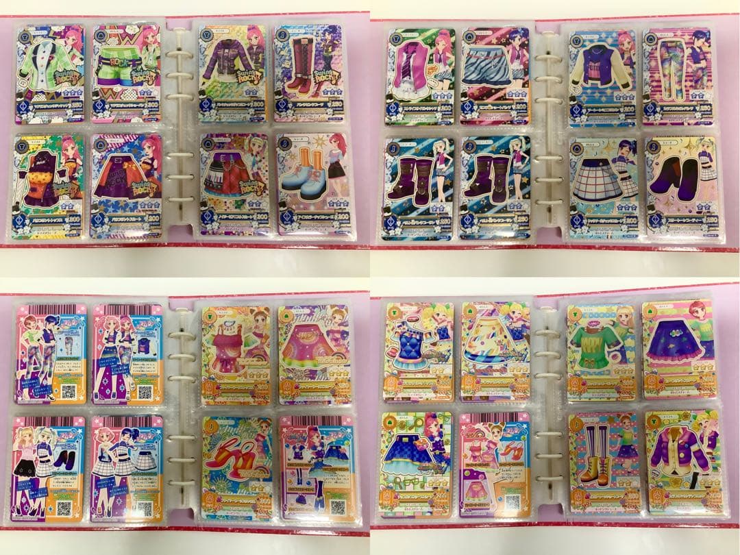 アイカツ4ポケットバインダー+アイカツカード100枚以上まとめ売り