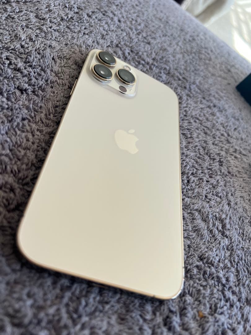 ★美品★iPhone13 ProMAX ゴールド256GB